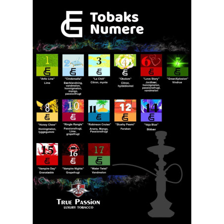 True Passion Vampire Nights (16) 200 g vandpibe tobak