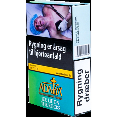 Adalya Vandpibe Tobak – Ice Lie on the Rocks 50 g