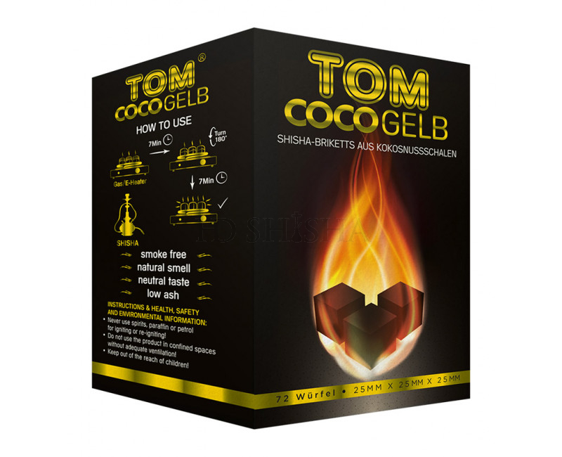 Tom Cococha Yellow vandpibe kul – 1 kg