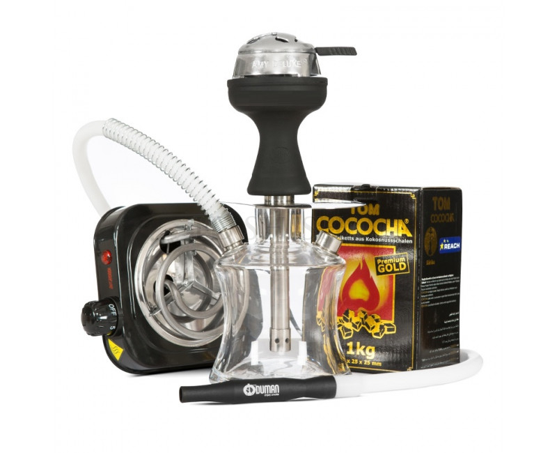 Pakketilbud 15: Oduman Travel inkl. hoved, regulator, 1 kg kul