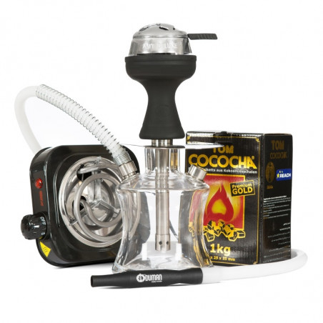 Pakketilbud 15: Oduman Travel inkl. hoved, regulator, 1 kg kul