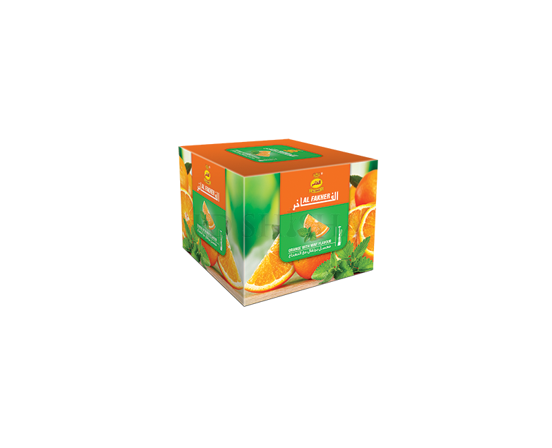 Al-Fakher vandpibe tobak – Appelsin / Mint 200 g