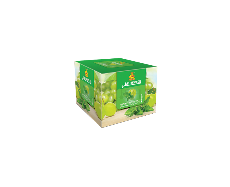 Al-Fakher vandpibe tobak – Grapio Green 200 g