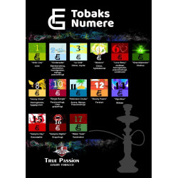 True Passion vandpibe tobak – No. 7 Green Xplosion 50 g